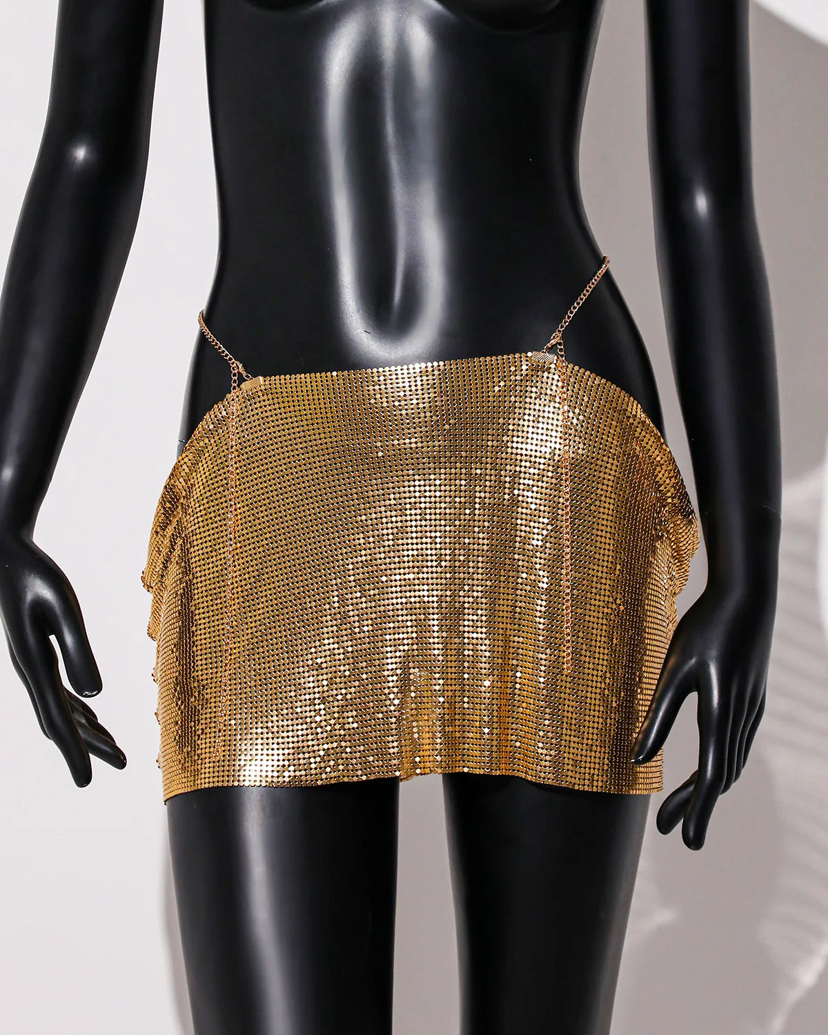NEW Arrivals 9 Colors Metal Sequins Beach Mini Skirt for Women Summer Nightclub Party Skirt Rave Festival Outfit Streetwear Nightclub Party Skirts