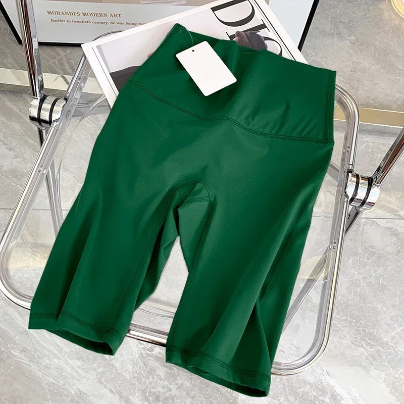 NEW Arrivals S-XL 12 Colors Women's Yoga Shorts Elastic Peach Butt Breathable Tights Leggings Sports Fitness Yoga Cycling Athletic Pilates Gym Shorts🚴♀️👏