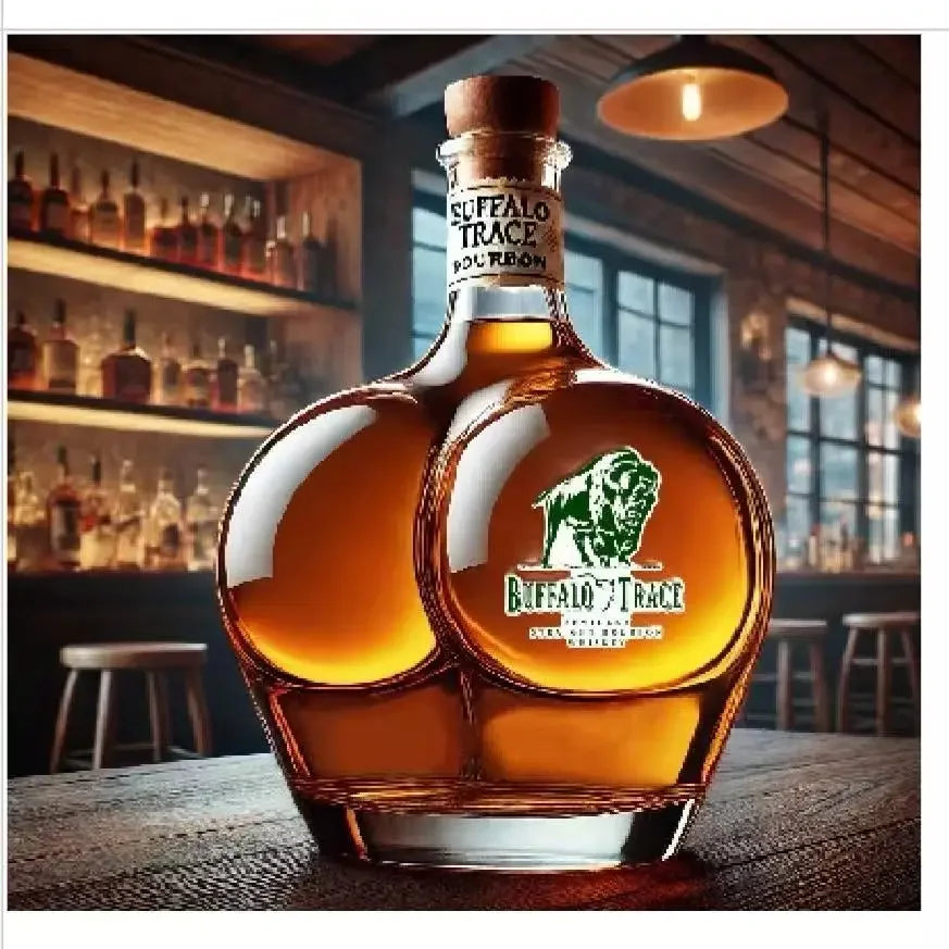 Whiskey Glass Decanter Novelty Statue - Home Office Bars Pubs Hotels Restaurants Decorations Wine Container for Alcohol - Liquor Bottle Wine Barware Accessories