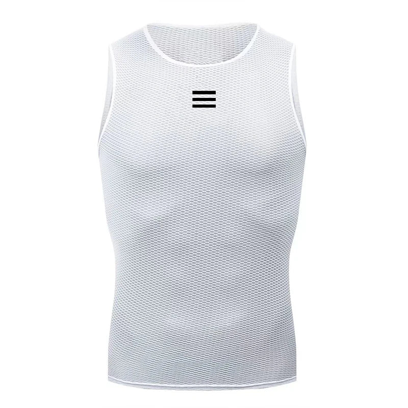 NEW Arrivals S-4XL Plus Size Cycling Base Layer Reflective Underwear Cycling Jersey Sport Vest Men Undershirt Quick Dry Elastic Vest Road Bike Clothes