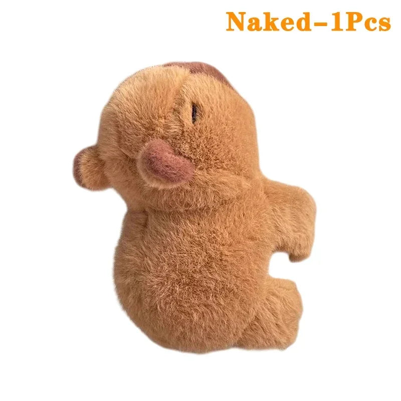 NEW Arrivals 1-10PCS Set Capybara Clap Circle Toys Slap Snap Wrap Wristband Bracelet Capybara Plush Hand Ring Fun Pop Circles Kids Gift
