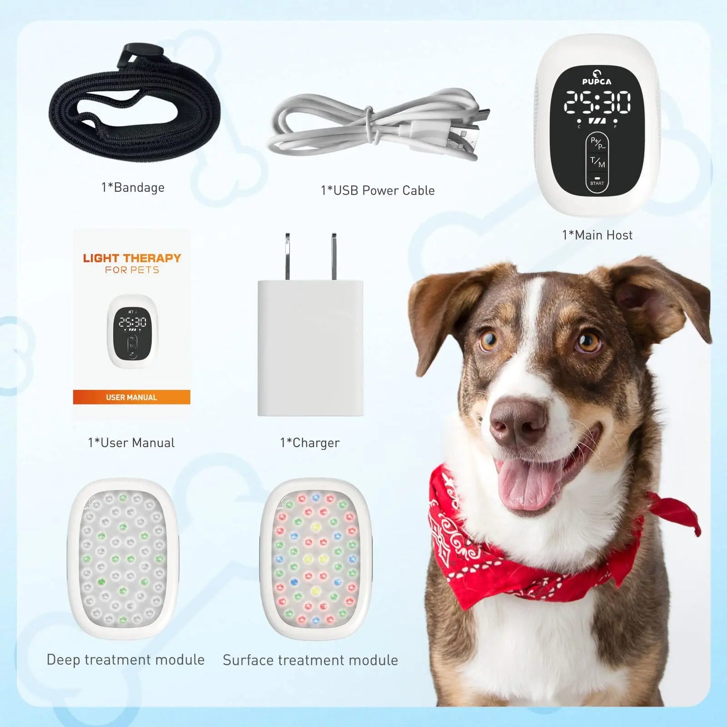 Cold Laser Therapy for Dogs Portable Red Light Therapy Vet Device for Pain Relief Muscle & Joint Pain from Dog Arthritis