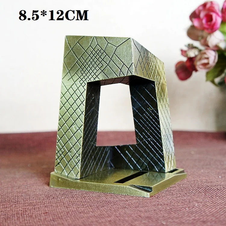 NEW Arrivals 30 Kind Metal Handicrafts Pisa Tower Egyptian Pyramids Building Model Taj Mahal Empire State Building Ornaments Architects Gifts Home Office Decoration Supplies