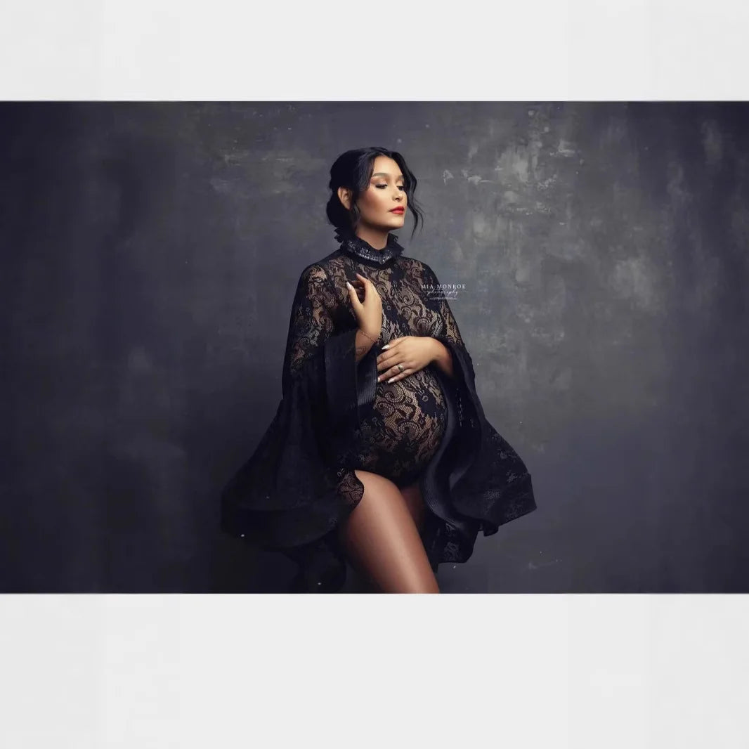 New Lace European and American Women's Clothing Maternity Photography Photo Jumpsuit One Size Fits All