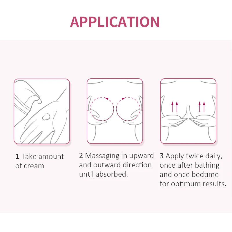 NEW Korean Body Care Breast and Buttocks Get Lift Firm Nourish Rid Flat Relaxation Saggy Breast Chest Care Supplies Round Fuller Improves Skin Elasticity Breast Skin Care Set Products