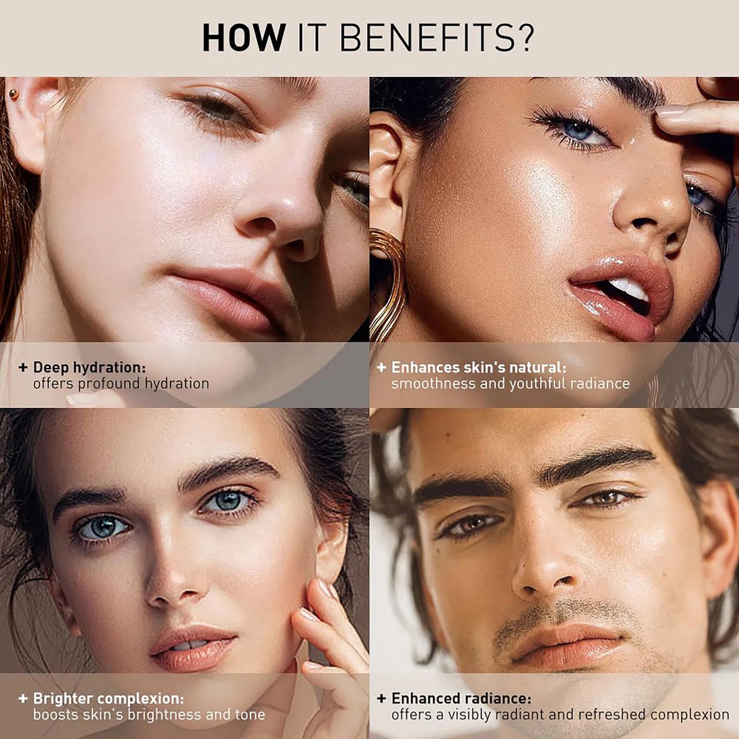 NEW Arrivals Men Face Moisturizer Collagen Cream - Moisturizing, Hydrating & Recovery - Day Night Face Cream with Retinol Vitamin E and Hyaluronic Acid Male Korean Skin Care Products