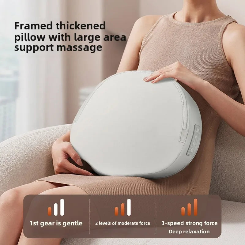 NEW Arrivals UK Plug Exclusive Sales Electric Shiatsu Head Neck Cervical Body Massager Car Back Pillow with Heating High Quality Massage Device Health Care Supplies