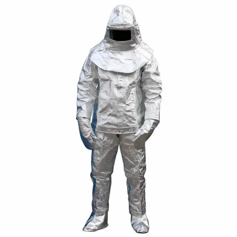 High Heat Resistant and Anti-radiation heat Aluminized Suit Fireproof Clothes 1000℃