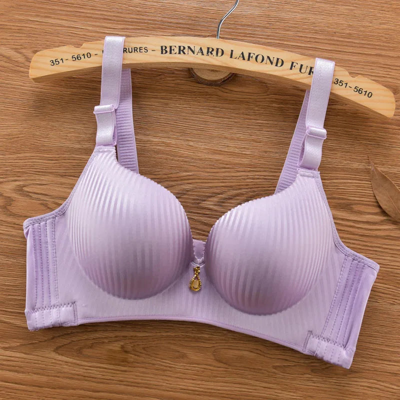 NEW Arrivals 6 Colors Girl's 8cm Thickened Bra Steamed Bread Cup Adjustable Underwear No Mark No Steel Ring Breast Lingerie Push Up Women Bras Ladies Underwear Lingerie Supplies