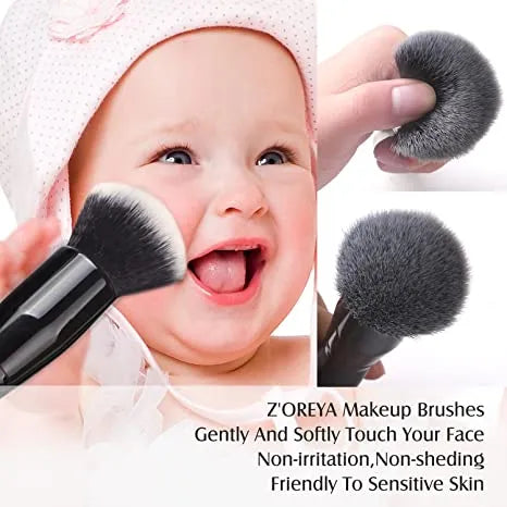 15 Pcs Luxury Balck Makeup Brushes Set Tools Professional Brushes Foundation Powder Eyeliner Eyeshadow Make up Brushes