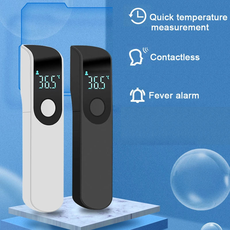 NEW Arrivals 2PCS Set Medical IR Fever Thermometer Digital Ear Thermometer Child Adult Non-Contact Body Temperature or Mini Oximeter Blood Oxygen Tool Health Care Supplies