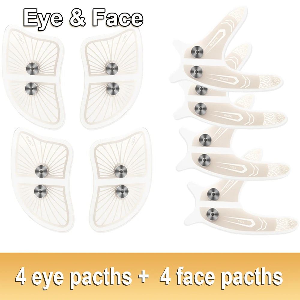 NEW EMS Facial Eye Massager Electric with Remote Control Muscle Stimulator Facial Massagers Beauty Eyes Face Lifting Fatigue Relief Women Skin Care Supplies