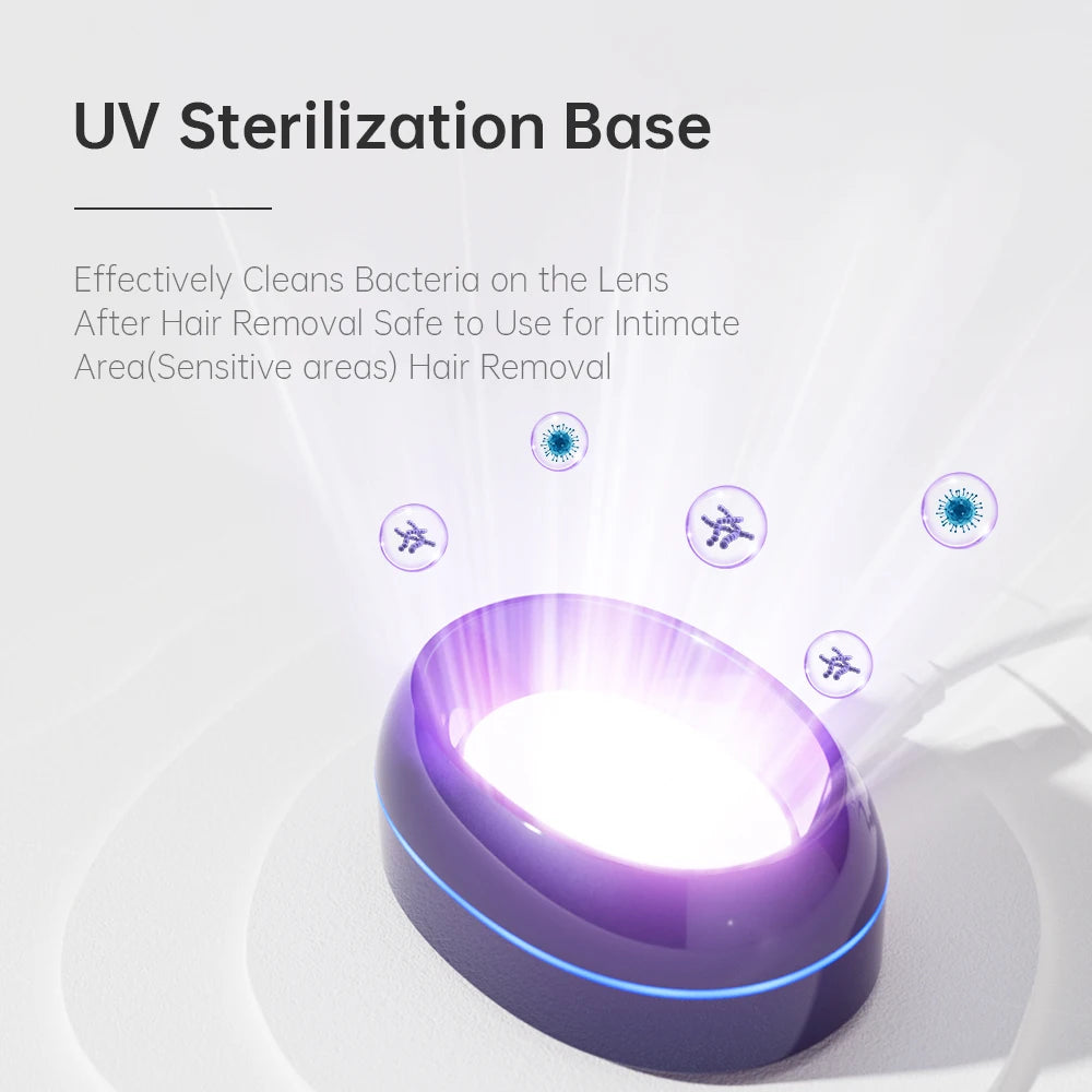 NEW T17 Skin Sensor Laser Hair Removal IPL Epilator ICE Cold Device Mini Portable Body Facial Secret Area Hair Remover Machine For Women Men Skin Hair Care Supplies
