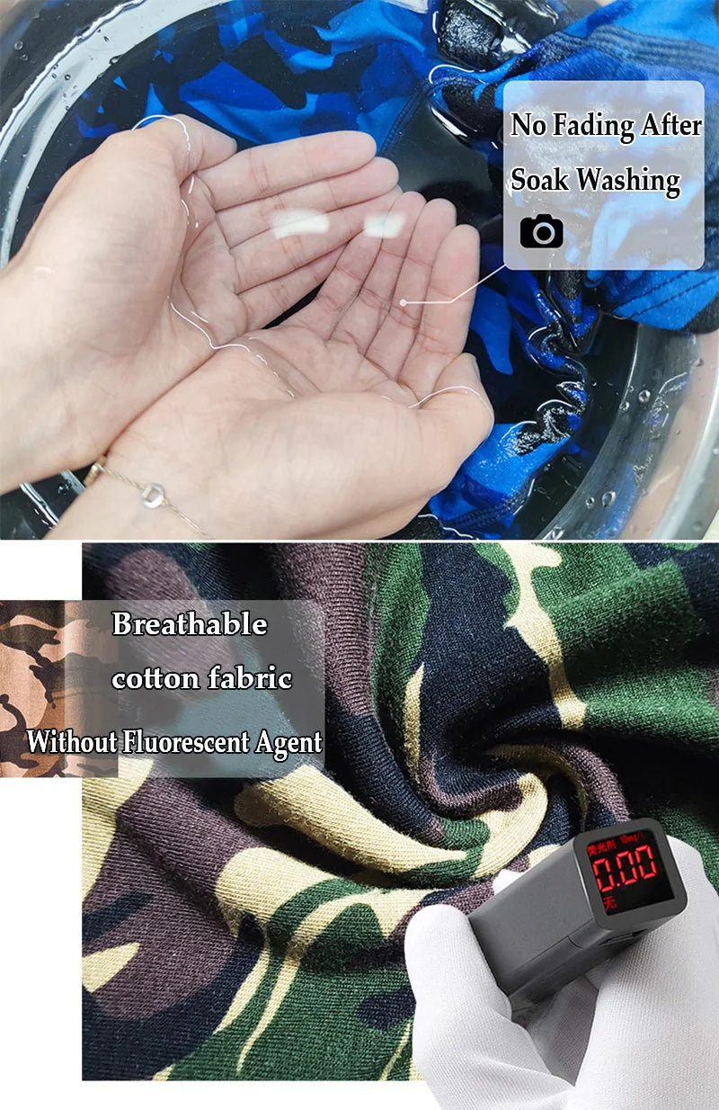 5pcs/lot Men's Panties Luxury Pouch Bulge Underpants Man Boxers Camouflage Boxer Shorts Mens Cotton Breathable Underwear For Men