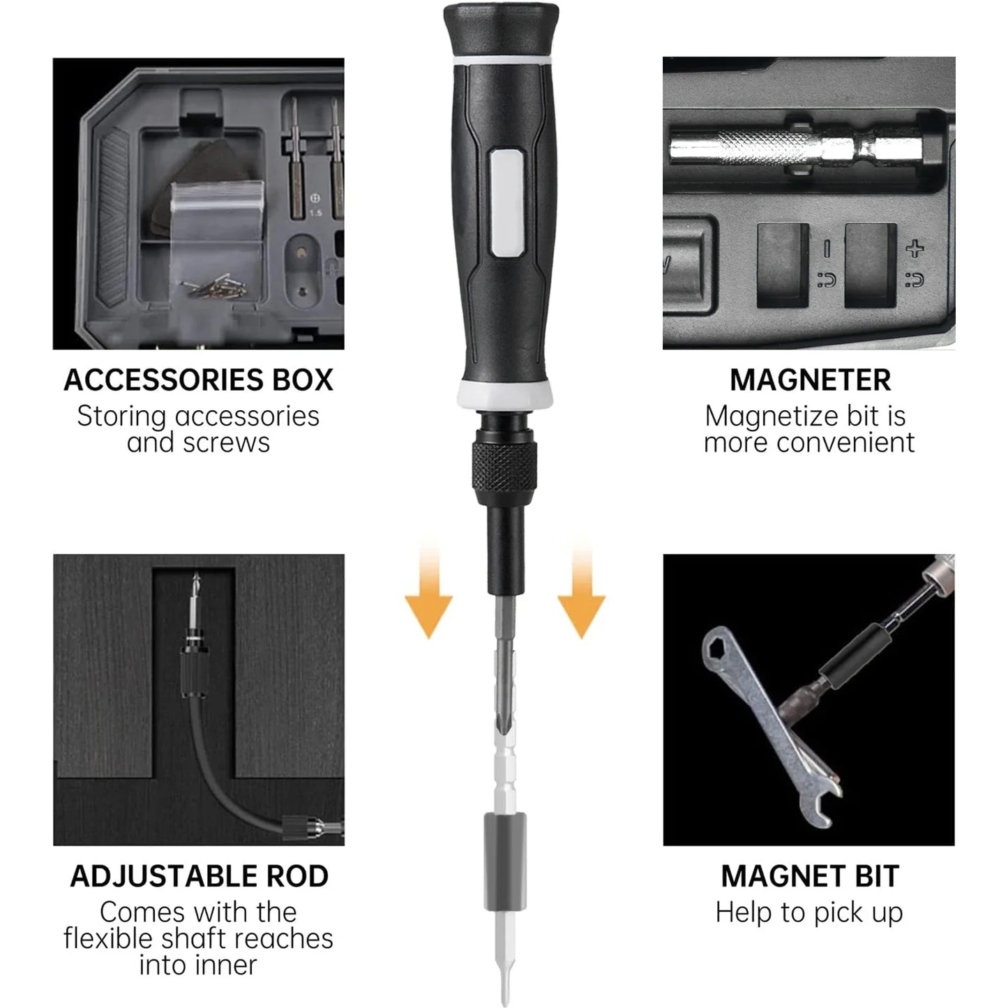 NEW Arrivals Precision Screwdriver Set, Laptop Desktop Computer Camera Mobile Phones PS4 PS5 Tool Kit, 152/25 in 1 Professional Computer Screwdriver Repair Kit T5 T6 Electronic Supplies