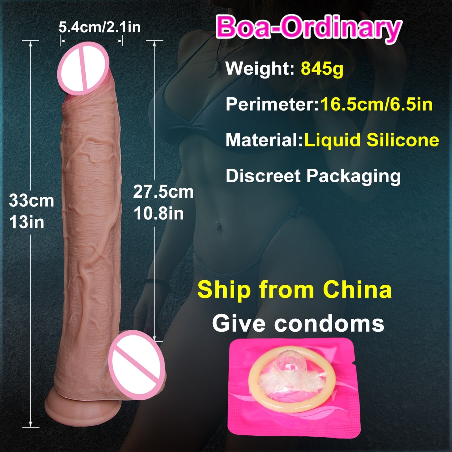 Huge Realistic Black Big Long Dildo Soft Silicone Vaginal Masturbators Penis Erotic Toy for Women Suction Cup Thick Glans Dick