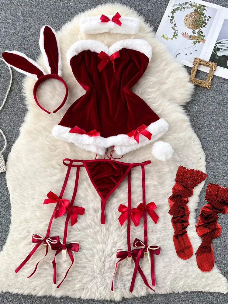 Women's Hollow Combination Bodysuit Slim Fit Erotic Mesh Lace Jumpsuit Bodysuit Sexy Fashion Pajamas
