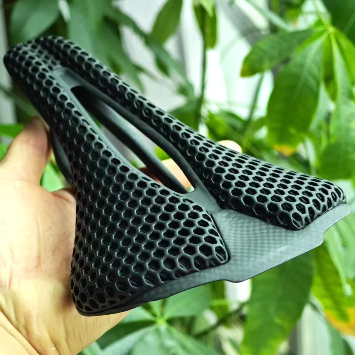 NEW Arrivals 3D Printing Bicycle Carbon Fiber Saddle Ultra Light Highway MTB Racing Saddle Bicycle Cushion Bicycle Seat Accessories