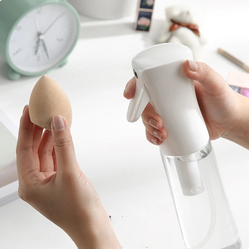 NEW 500ML High Pressure Continuous Spray Bottle Hair Care Makeup Water Replenishing Spray Bottle Separate Bottle Press Mist Spray Bottle