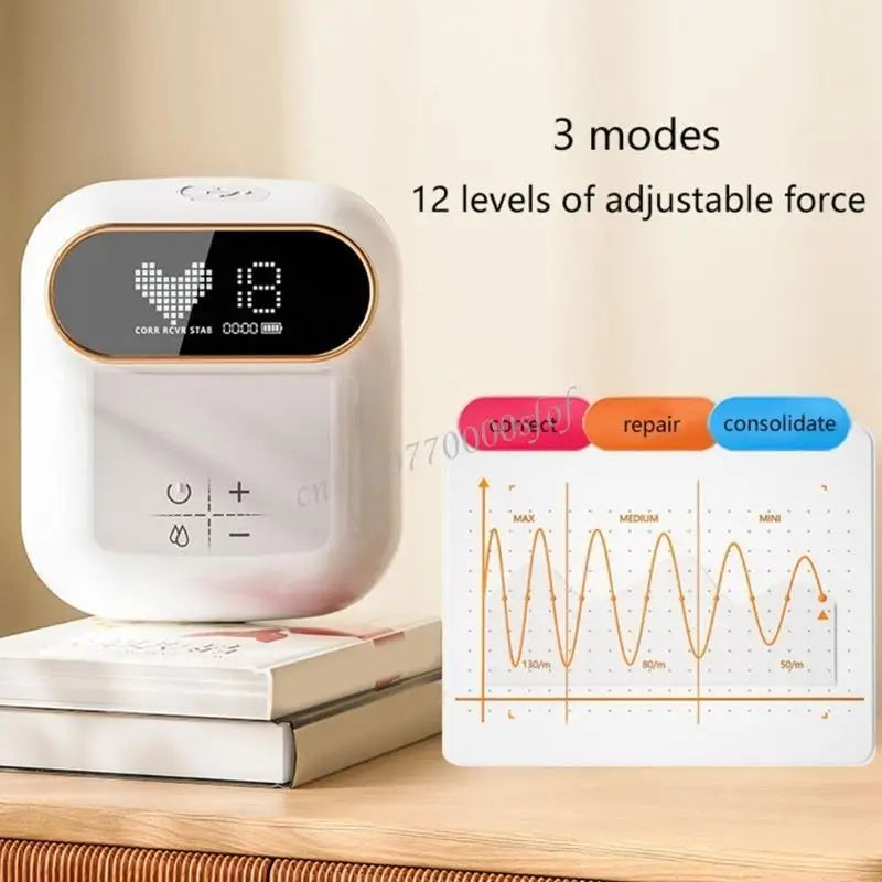NEW Adjustable Electric Nipple Corrector with 12 Intensity Leveling Breastfeeding Support Pumps Gentle Nipple Stimulation J60B Nipples Repair Corrector Consolidation Device