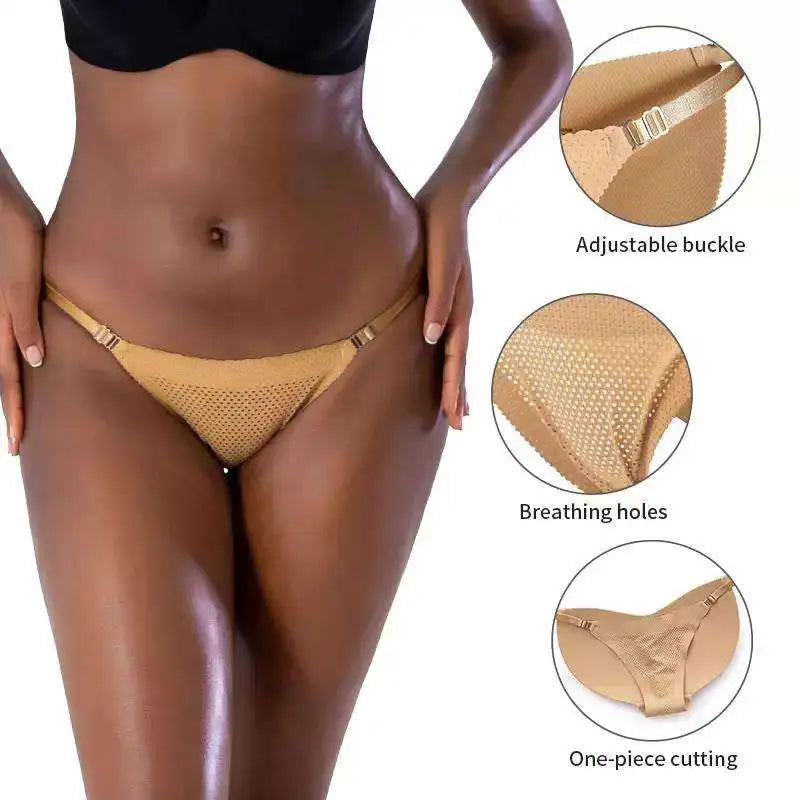 Women Sponge Padded Push Up Panties Butt Lifter Shaper Fake Ass Buttocks Hip Pads Invisible Control Briefs Underwear Underpants Female Ladies High Quality Fashion Underwear Products