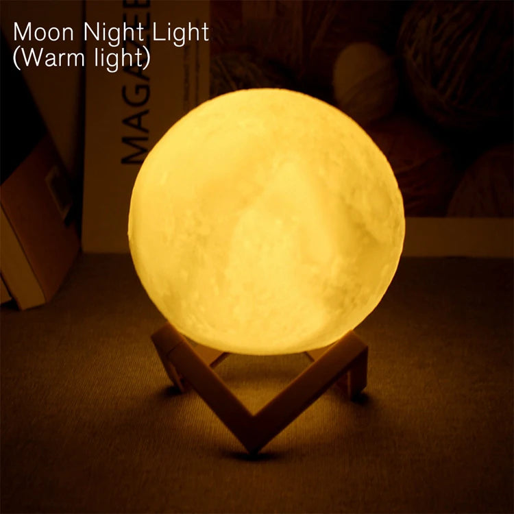 NEW Arrivals Book Light LED Moon Light Galaxy Light, Moon Night Light, Girl, Boy, Child Birthday Gift, Bedroom Decoration Home Indoor Lighting Accessories