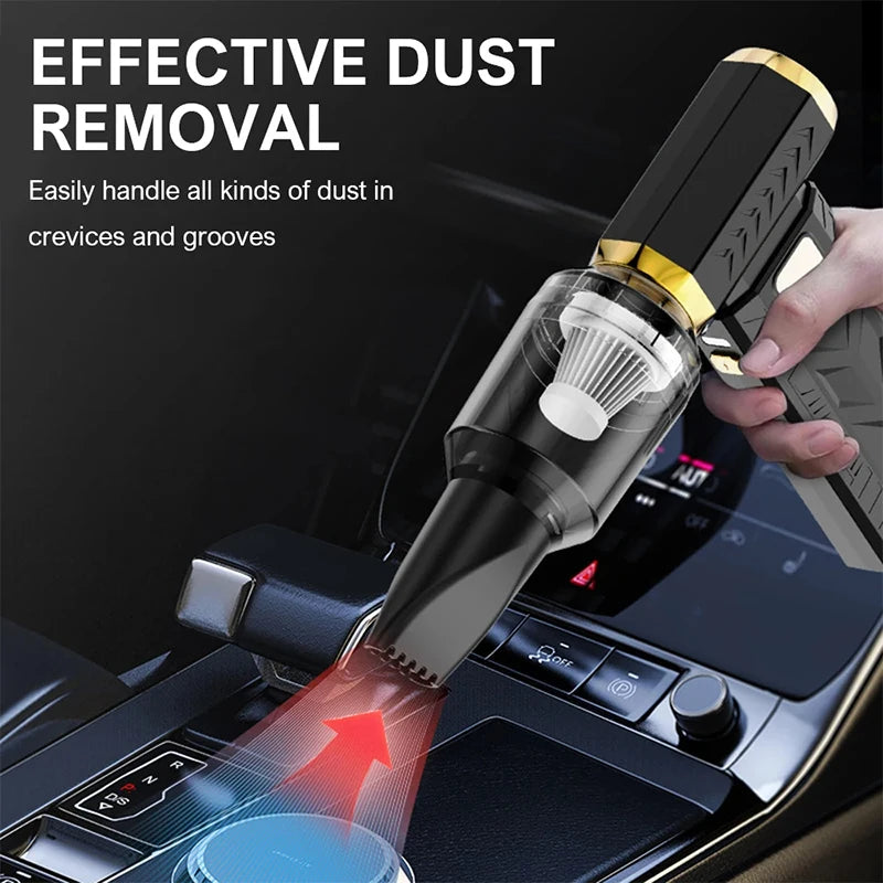 NEW Arrivals Xiaomi 400000RPM Wireless Violent Fan Super Powerful 6 Wind Speeds Air Blower Vacuum Blowing Suction 2in1 For Dust Cleaner Brushless Turbo Strong Wind PC/Home/Car Cleaning Supplies