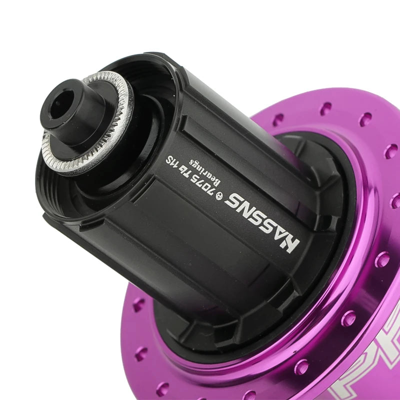 NEW Arrivals PRO7 Bicycle Hub 24/32Holes J-Bend Spokes THRU Axle 12X142 HG/XD/MS 4Pcs Set Sealed Bearing for SHIMANO Mountain Bike Road Racing Bikes Freehub Bicycle Accessories