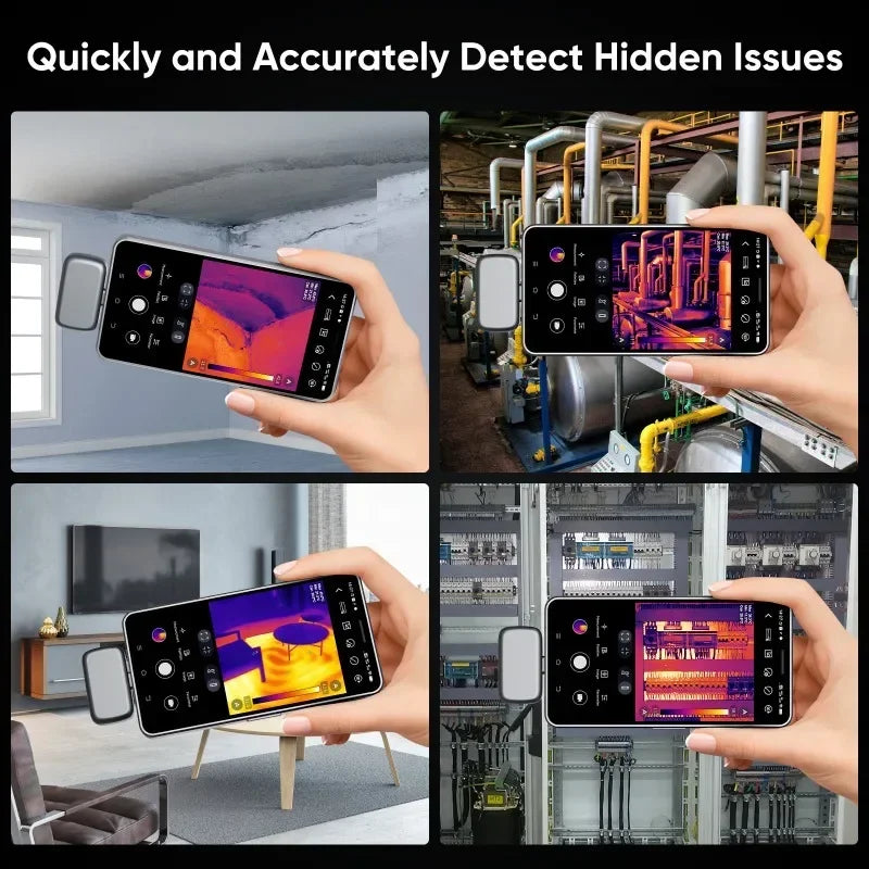 GW192A New Thermal Imaging Camera for iPhone & Android Phone Infrared Thermal Imager Inspection Repair Thermographic Camera Electronic Supplies