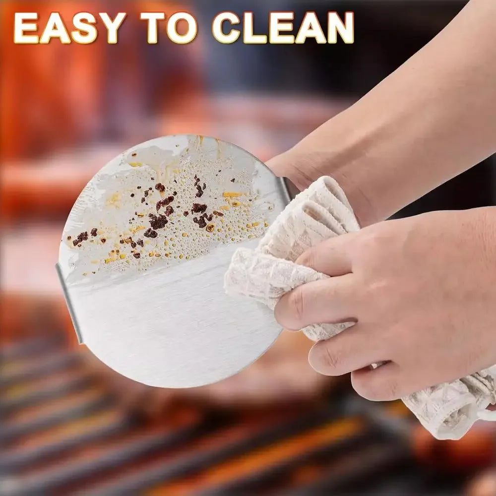 Home Outdoor Courtyard Barbeque Camping Grill Stainless Steel Hamburger Presser Meat Tenderizing Press Burger Kitchen Gadgets Meat Pie Make Kitchen Accessories Cooking Tools