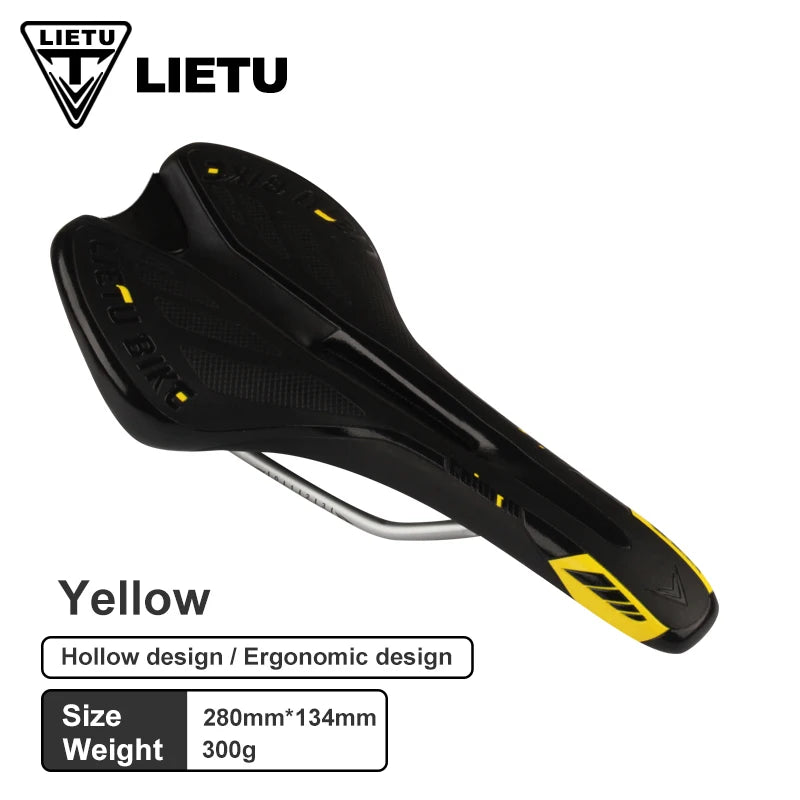 NEW Arrivals 12 Colors Bicycle Carbon Fiber Saddle MTB Road Bike Cycling Silicone Skid-Proof Saddle Seat Silica Gel Cushion Seat Leather Front Seat Mat Bicycles Accessories