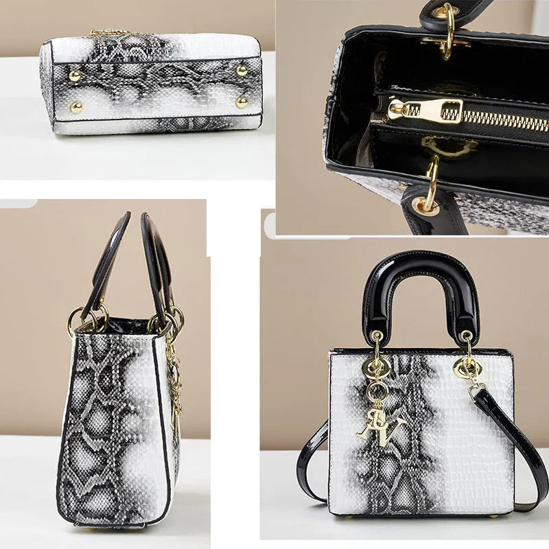 NEW Arrivals 11 Colors/Patterns Women PU Leather Bag Female Shoulder Bag Handbag Luxury Fashion Shoulder Bags Crossbody Luxury Designer Handbags Ladies Luxury Fashion Apparel Accessories