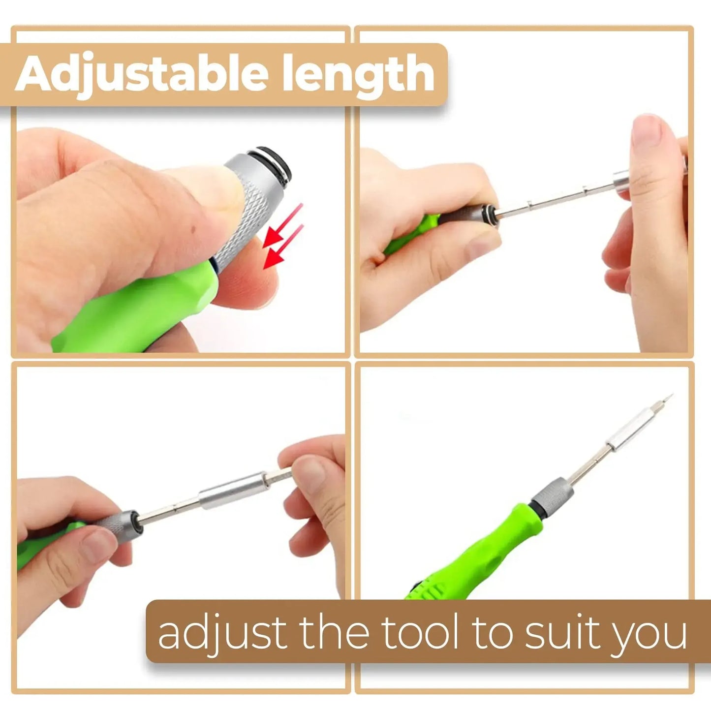 NEW Arrivals 32-in-1Set Precision Screwdriver Set Magnetic Phillips Bits Multifunctional Hand Repair Tool Kit for Phone Watch Glasses PC Laptop Tablets Repair Accessories Electronics Supplies