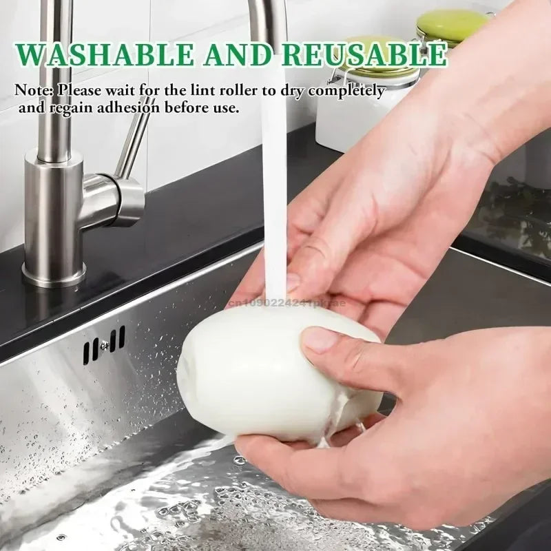 NEW Arrivals 4PCS Set Reusable Lint Roller High-Quality Washable & Portable Strong Adhesive for Pet Hair and Dust Removal Clothes Furniture Travel Business Trip