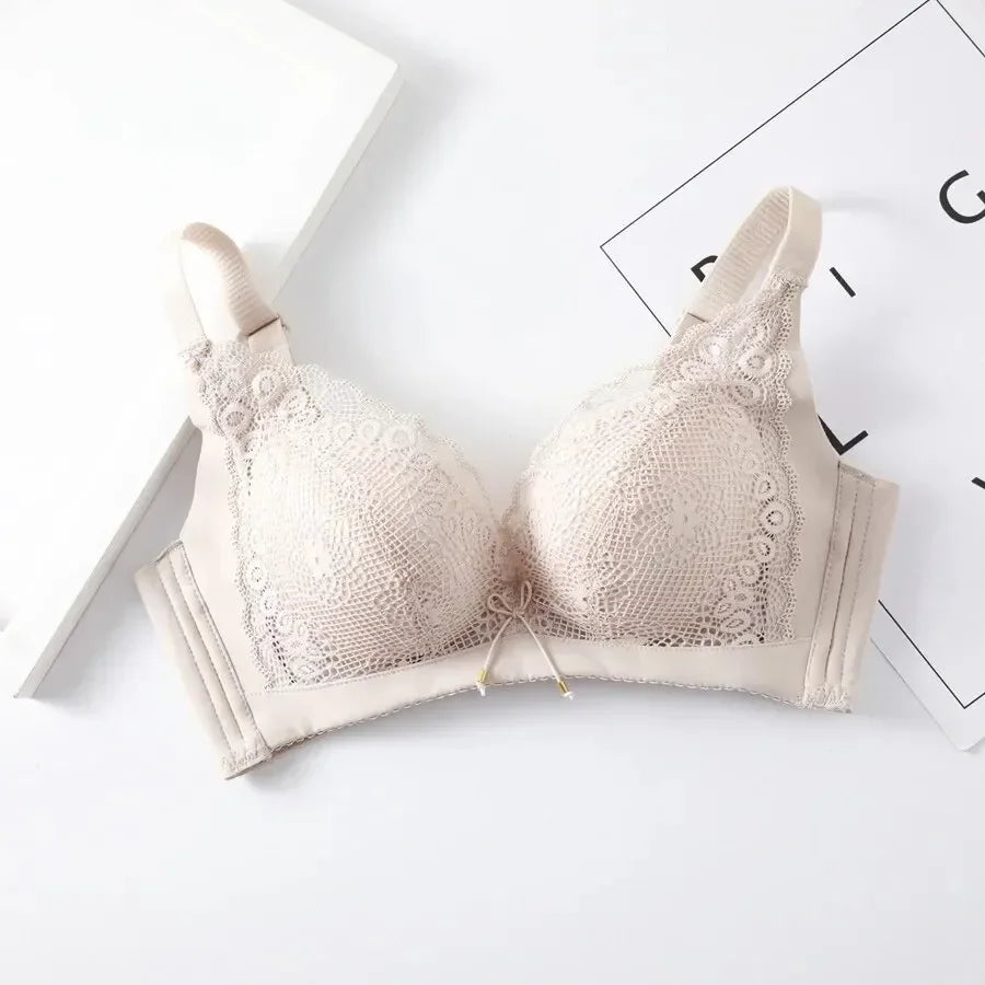 NEW Arrivals 5 Colors 8CM Thickened Non-Empty Cup Underwear Small Chest Gather Anti-Sagging Hand-Cup Build-In Bra Adjustable Women Bra Girls Underwear Apparel Accessories