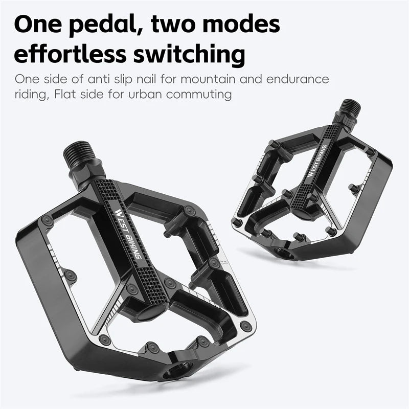 NEW Bicycle Pedals Sealed DU Bearing Nonslip Pedal Mountain Road Bike Cycling Alloy MTB Pedal Bicycle Accessories
