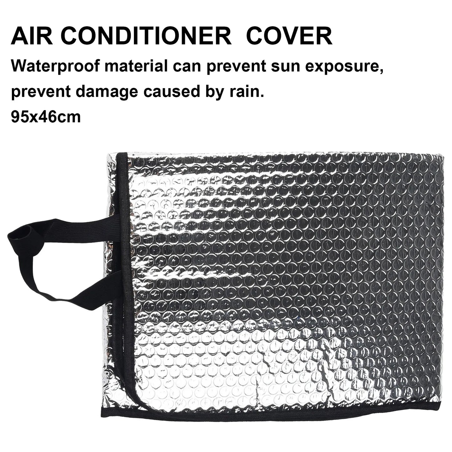 NEW Arrivals 46x95CM Air Conditioning Cover Outdoor Sun Rainproof Anti-Dust Anti-Snow Cleaning Cover Home Air Conditioner Keep Cleaning Tool for Home Office Shopping Stores