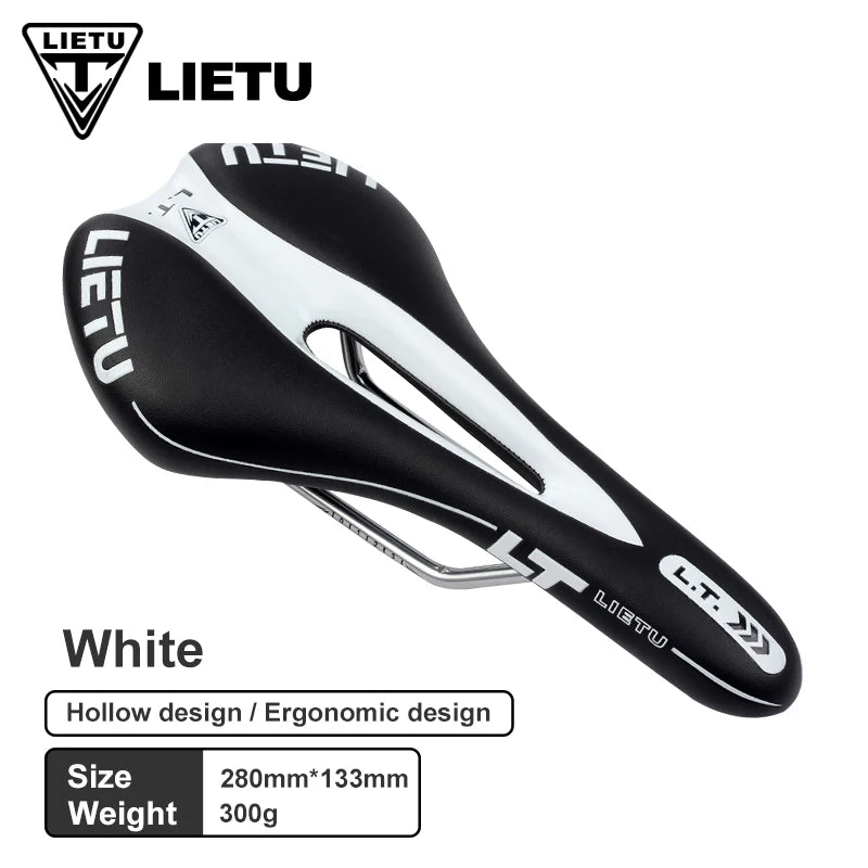 NEW Arrivals 12 Colors Bicycle Carbon Fiber Saddle MTB Road Bike Cycling Silicone Skid-Proof Saddle Seat Silica Gel Cushion Seat Leather Front Seat Mat Bicycles Accessories