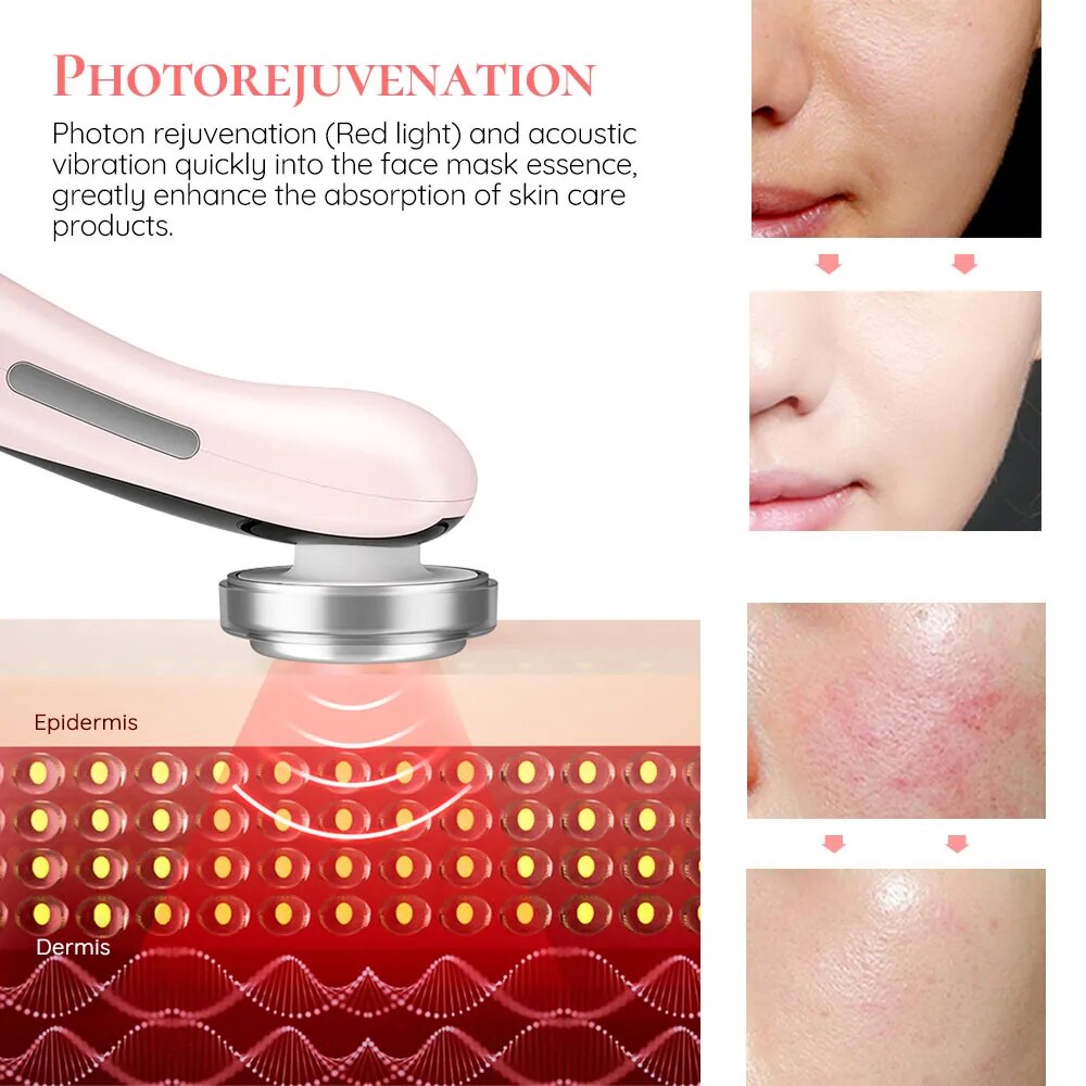 Beauty Facial Massager for Face Massager Ultrasonic Skin Care Tools Cryotherapy Face Slimming Device Face Spa Beauty Machine