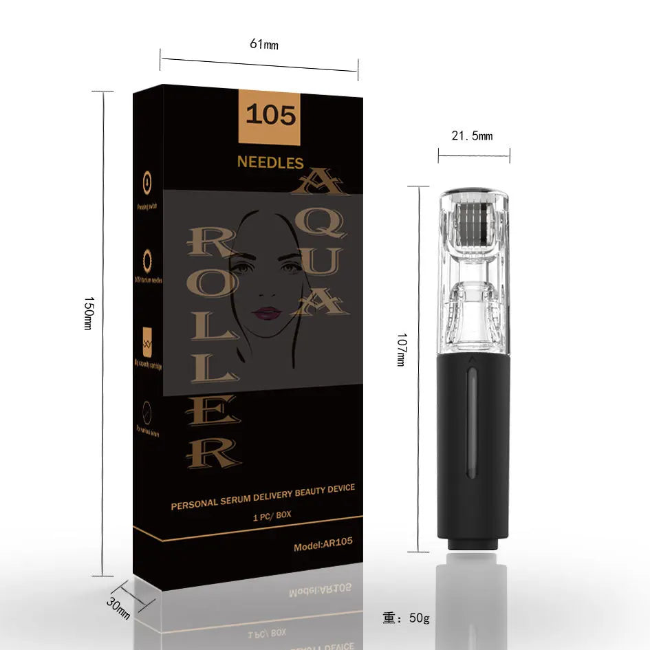 NEW Derma Roller Titanium Needle Vitamin Oil Roller For Face,Beard Roller,Hydra Roller Beard Growth,Hair Growth Beard Care and Serum Applicator Hair Care Supplies
