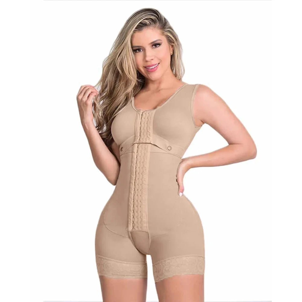 NEW Arrivals S-3XL Black/Beige Color Modeling Girdle for Women High Compression Shapewear With Hook And Eye Slimming Bodysuit Fajas Colombian Flat Belly Ladies Underwear Supplies