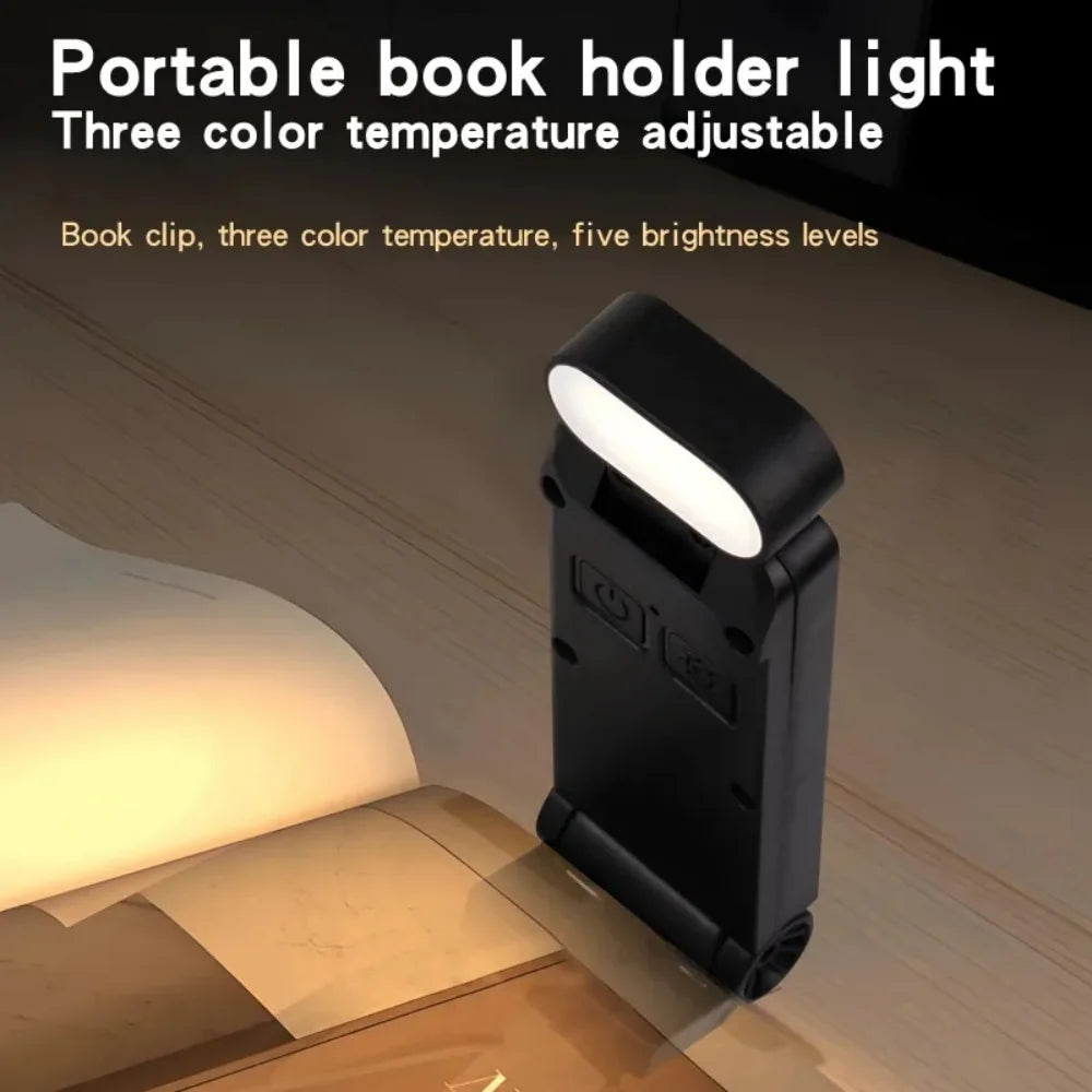 NEW Arrivals USB Charging Clip Reading Light Bookmark Light Folding Clip Book Light LED Reading Lamp Mini Desk Lamp Eye Protection Book Lamp
