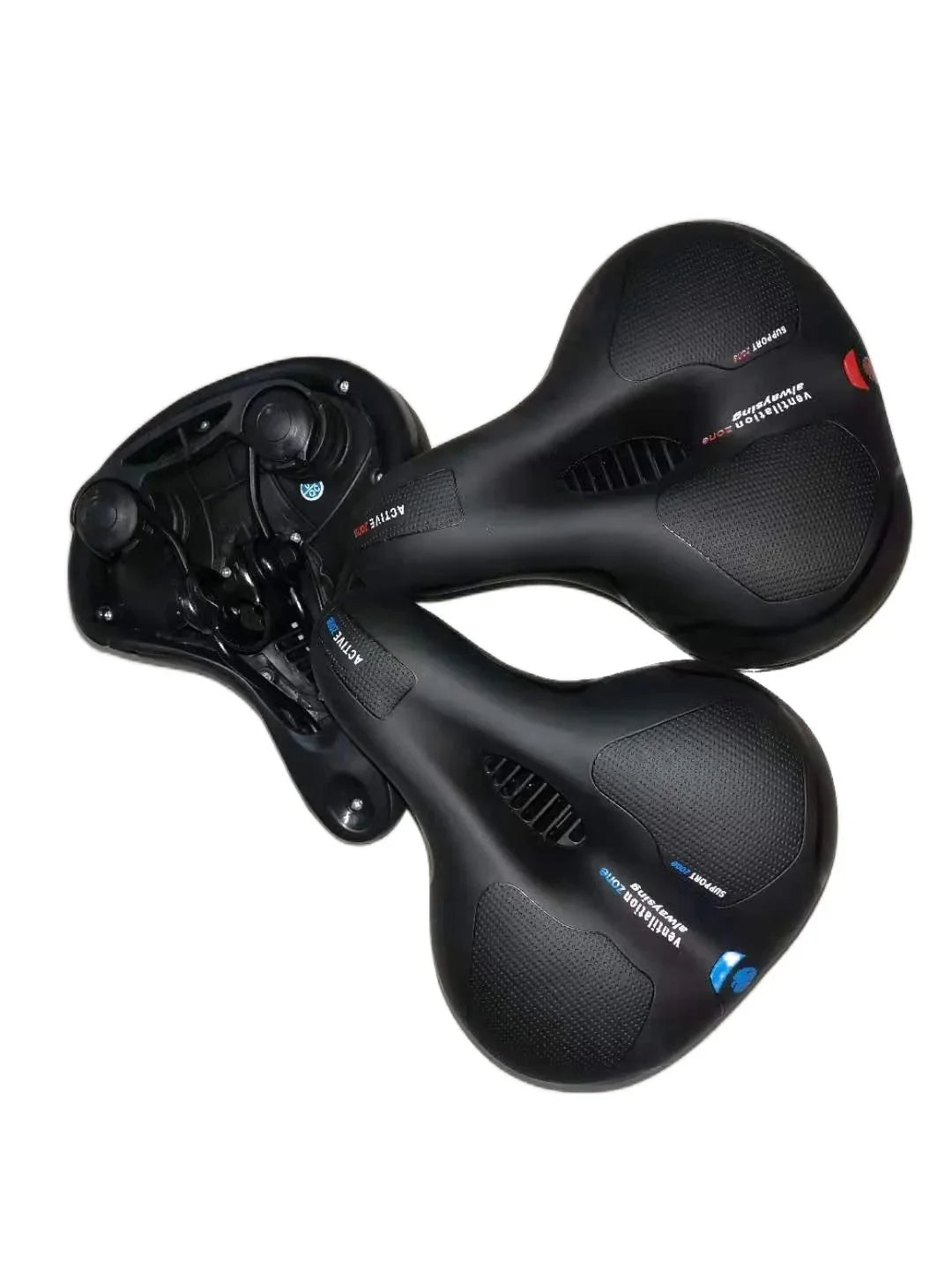 NEW Arrivals Mountain Bike Seat Cushion Set Hollow Out Breathable Shock Absorption Ball Style Universal Bicycle Seat Panache Sport Leisure Bicycle Parts Accessories Sports Supplies