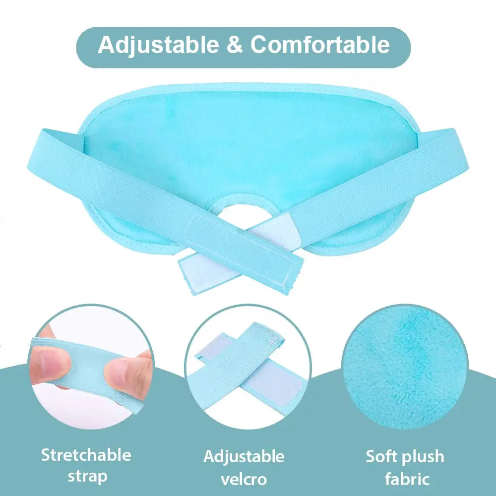 NEW Arrivals 2PCS Set 4 Colors Cold/Hot Use Cooling Gel Eye Mask Reusable Cold Eye Mask for Puffy Eyes, Eye Ice Pack Eye Mask with Soft Plush Backing for Dark Circles Ladies Beauty Salon Spa Supplies