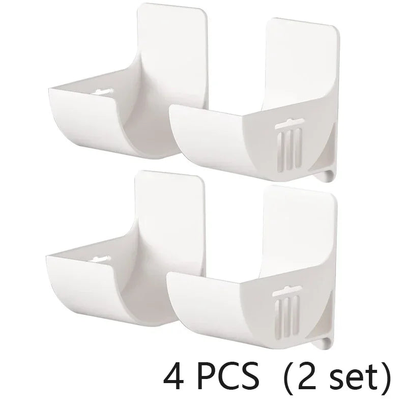 6pcs Trash Bag Storage Rack Wall Mounted Garbage Bag Holder Organizer Plastic Bag Film Container Dispenser For Kitchen Shelf
