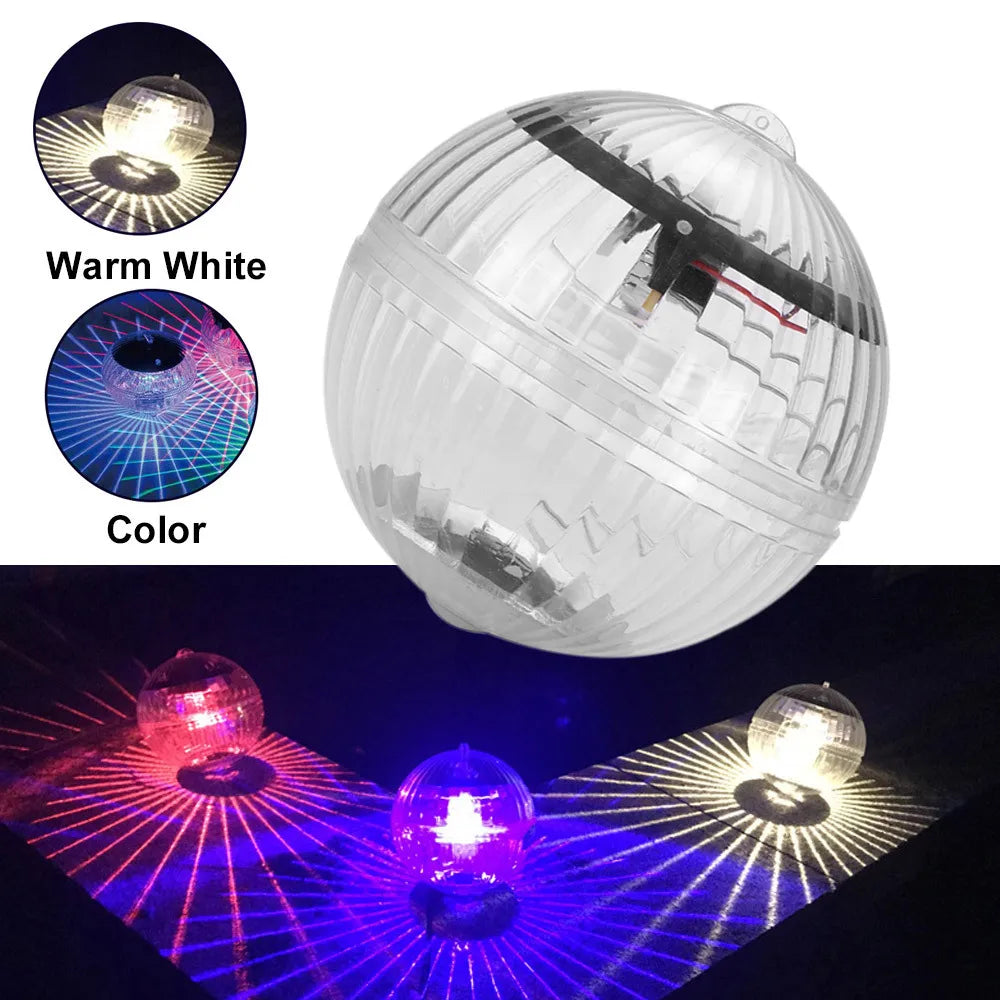 NEW 4PCS Set Led Solar Floating Lamps Swimming Water Pool Ball Solar Panel Powered Pond Drift Waterproof Glow Show Disco Color Changing Lights