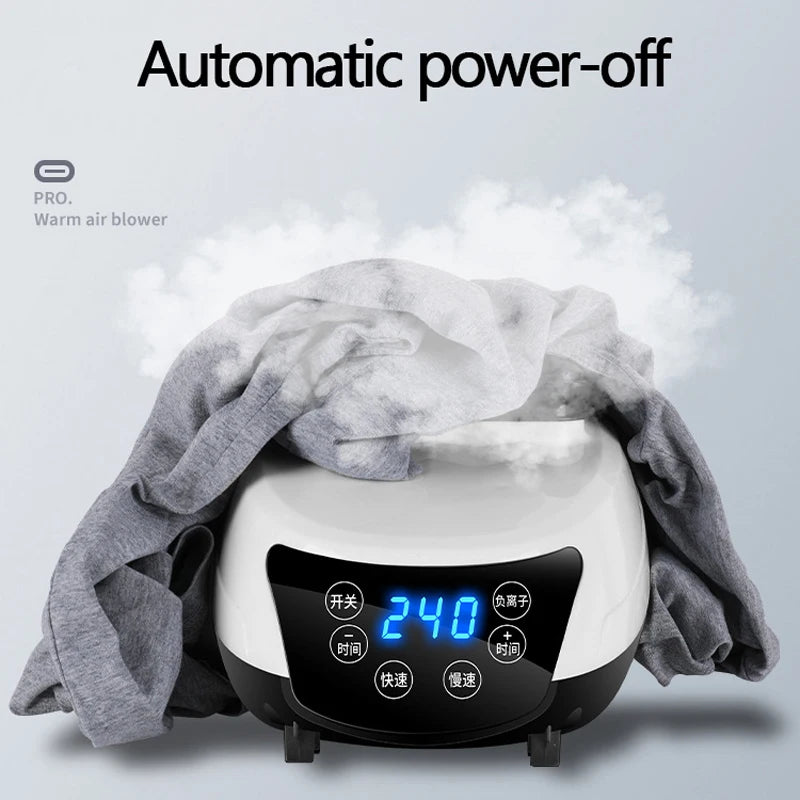 NEW Arrivals Negative ION Electric Clothes Dryer Portable Quickly Drying Clothes Shoes Electric Heater Dryer Machine Warm Air Remote Control