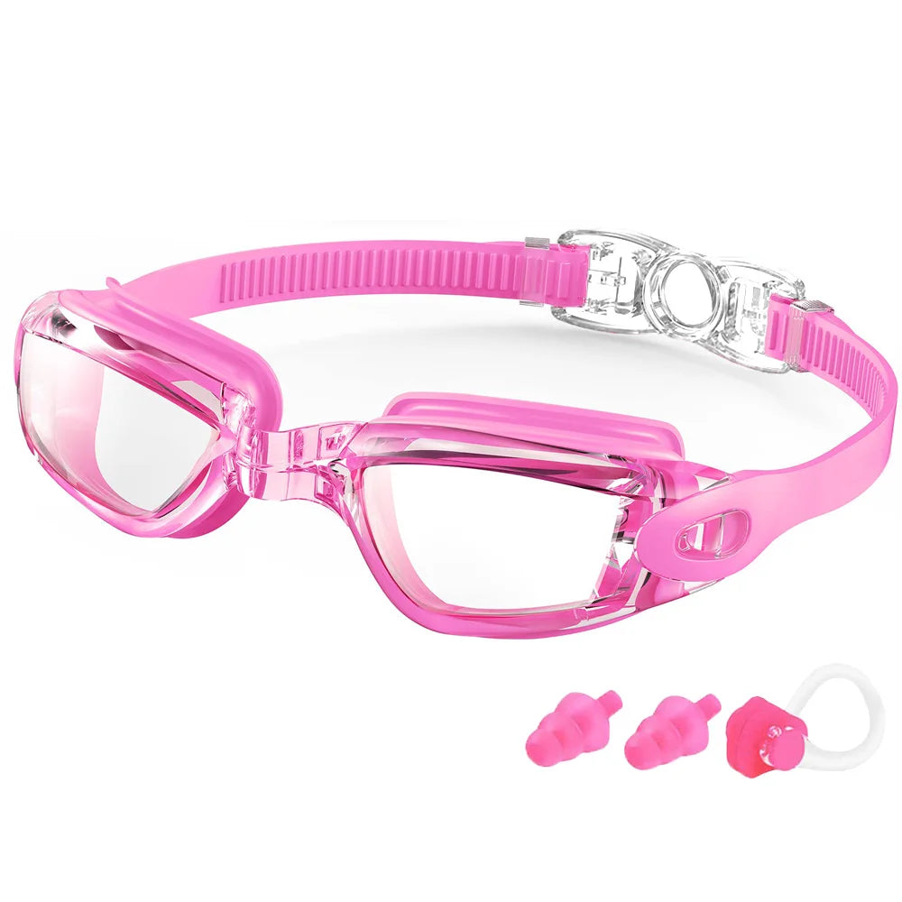 NEW Arrivals 10 Colors Swimming Goggles Professional Waterproof Swim Eyewear Glasses Anti-Fog 100% UV Protection No Leaking For Adult Men Women Youth Sports Supplies