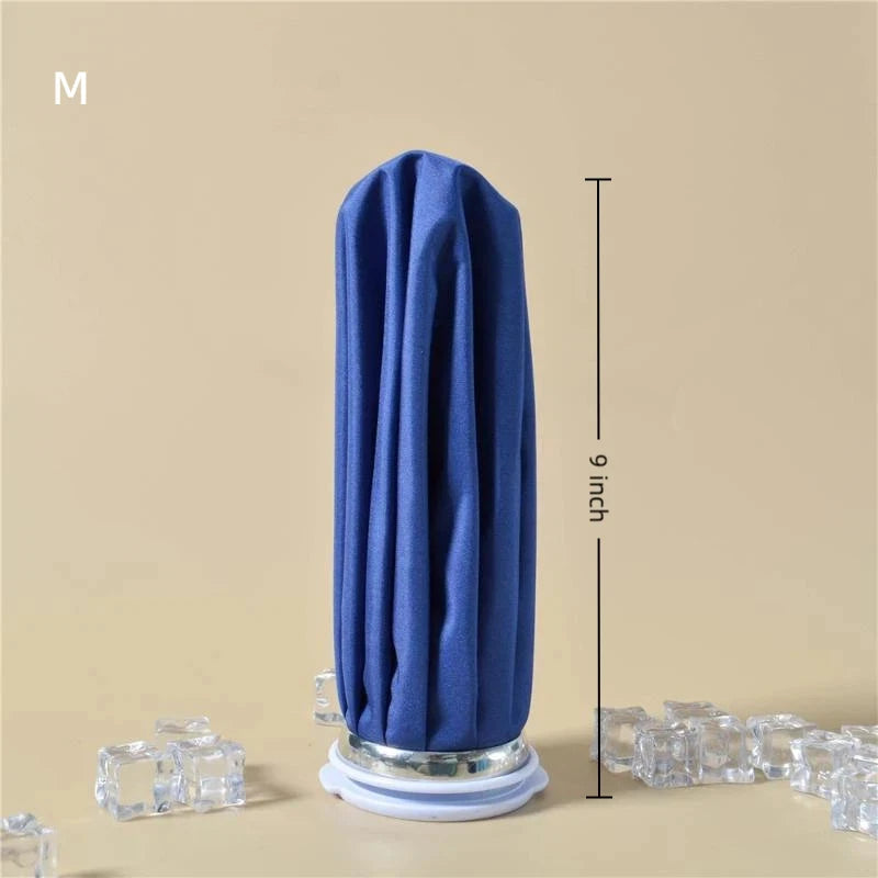 Reusable Ice Bags Cold Pack Hot Water Bag For Sports Injuries Pain Relief Knee Back Neck Shoulder Therapy Treatment Ice Pack For Head Legs Health Care Accessories