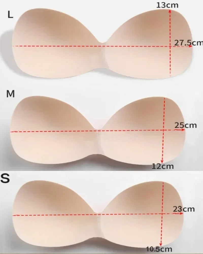 NEW Arrivals 1Pair Women Summer Swimsuit Padding Inserts Sponge Foam Wire Free Bra Boob Lift-Up Pads Chest Cup Breast Bra Bikini Insert Chest Pad Ladies Underwear Accessories